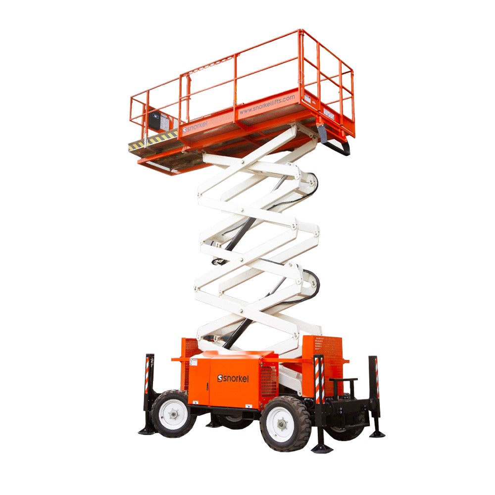 8m / 27ft Rough Terrain Diesel Scissor Lift (Platform height 8.1m) 2755