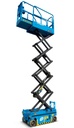 6m / 19ft Compact Electric Scissor Lift (5.6m Platform Height) 1932m / 0607m Micro