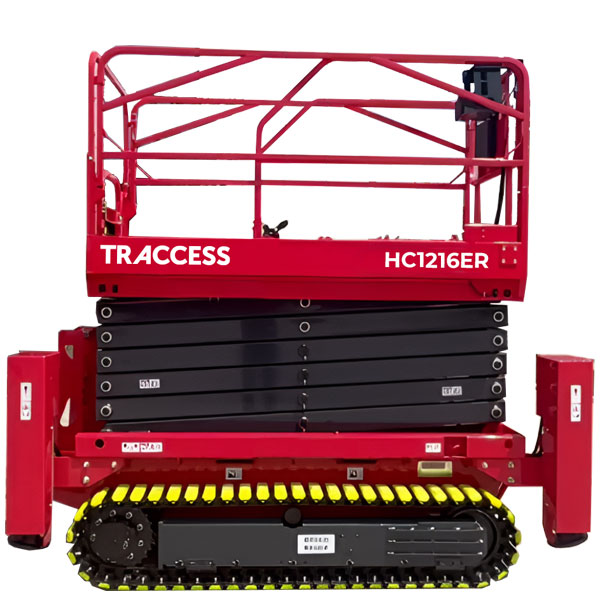 1216 Crawler Scissor Lift with Outiggers
