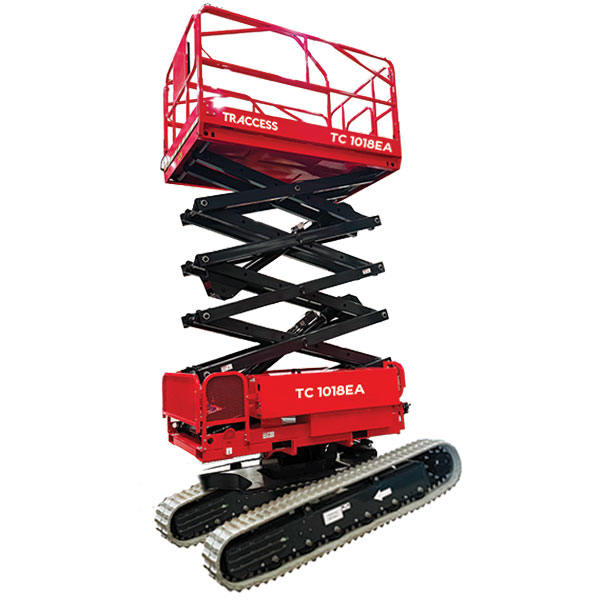 1018 Crawler Scissor Lift - Self Leveling